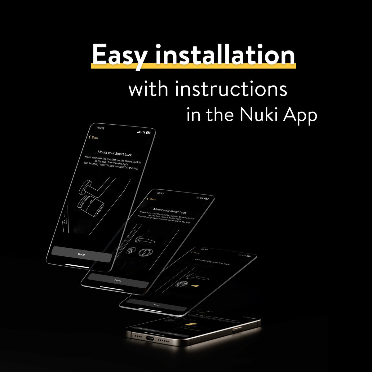 Nuki Smart Lock Pro Euro Profile WiFi Matter Bluetooth