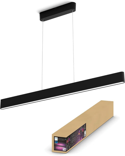 Philips Hue Ensis Black Smart Pendant Light Colour Ambiance