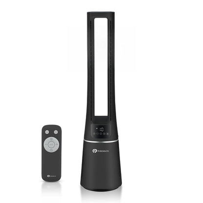 PureMate Bladeless Tower Fan & HEPA Air Purifier 10-Speed