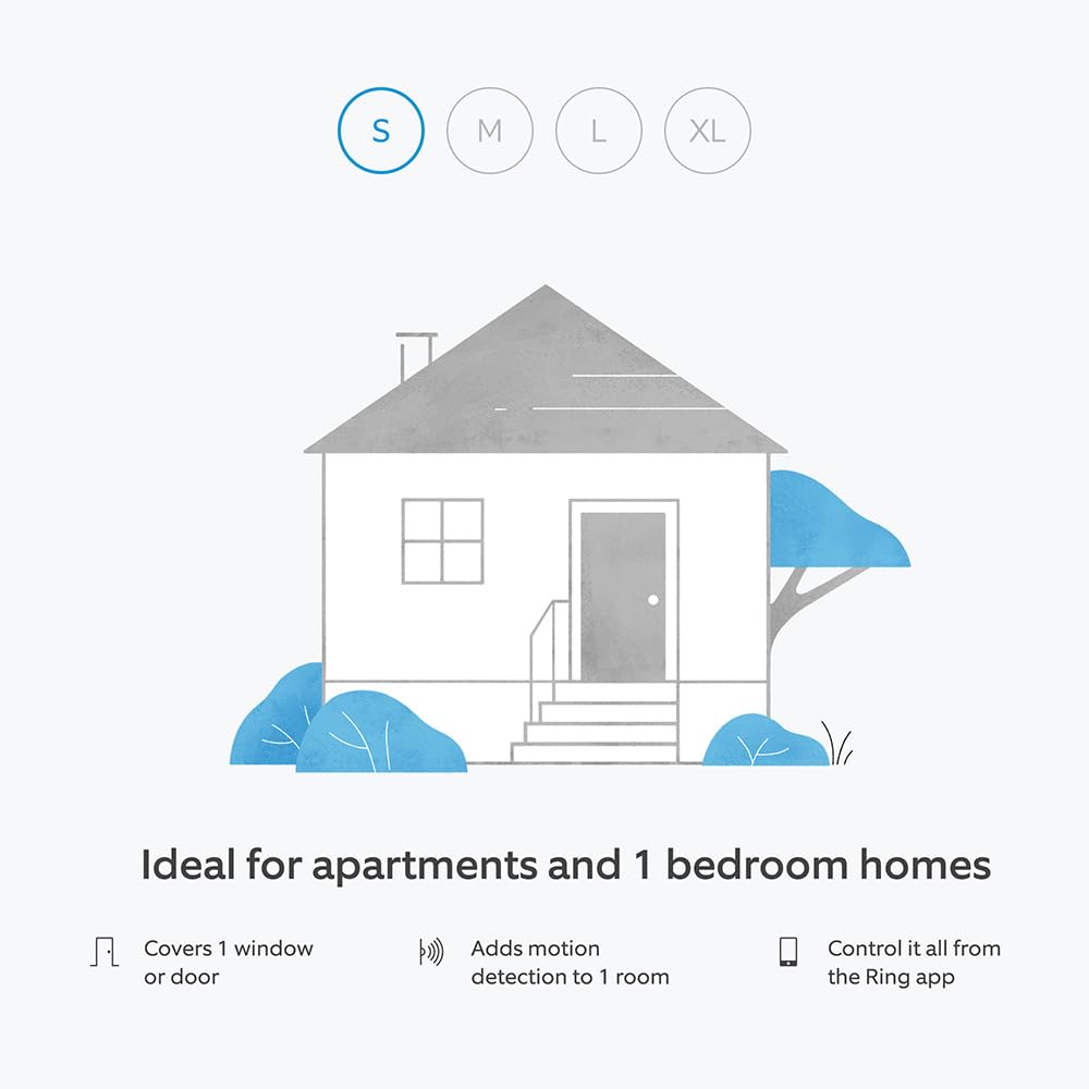 Ring Alarm Pack S – Smart Home Security System, Works with Alexa