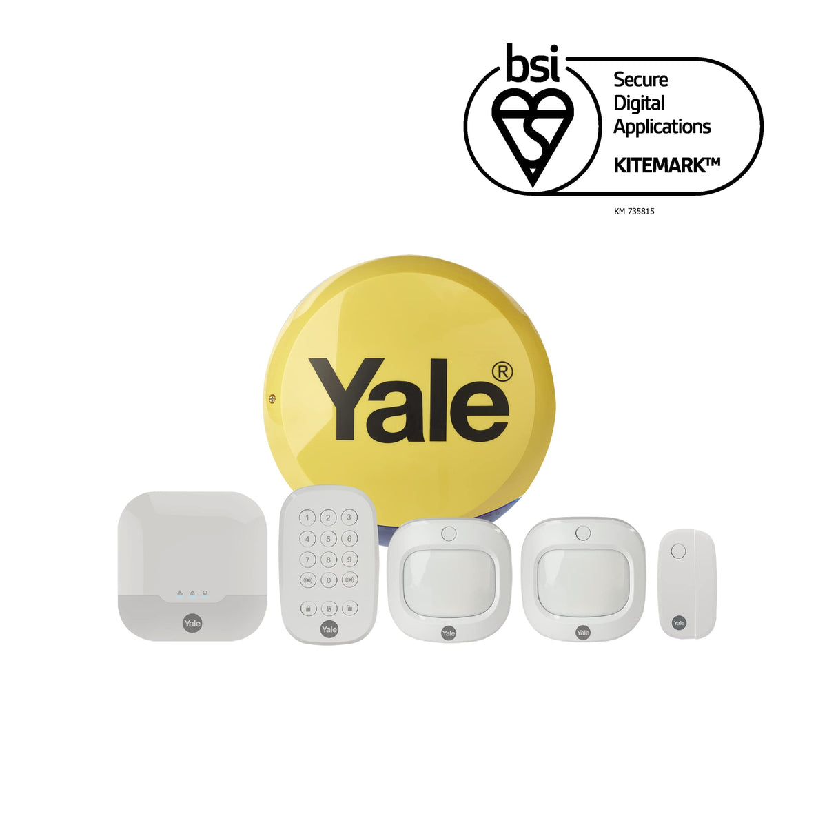Yale IA-320 Sync Smart Alarm 6-Piece Kit – Alexa & Google