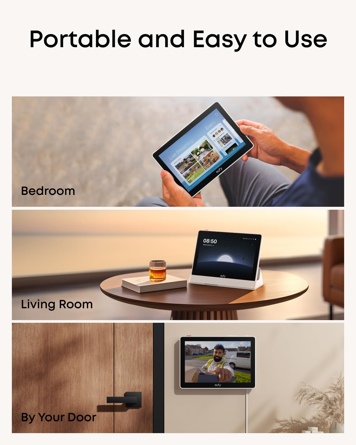 eufy Smart Display E10 8" Smart Home Security Hub 64GB