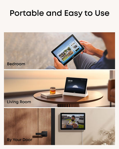 eufy Smart Display E10 8" Smart Home Security Hub 64GB