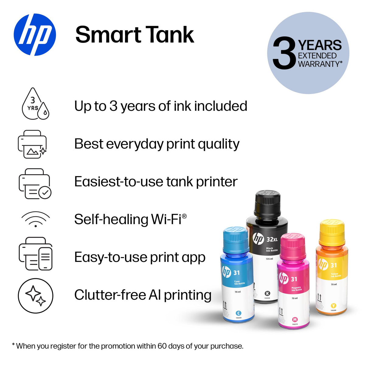 HP Smart Tank 7605 All-in-One Wireless Colour Printer