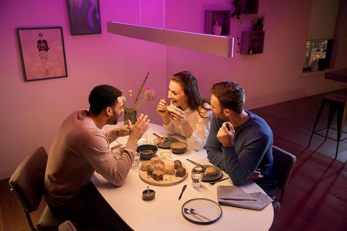 Philips Hue Ensis White Smart Pendant Light Colour Ambiance
