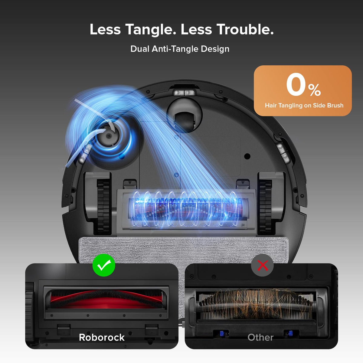 Roborock Q10 S5+ Robot Vacuum & Mop with Self-Empty, 10,000Pa