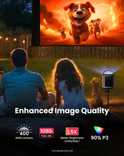NEBULA Anker Mars 3 Air 1080p Portable Projector Google TV