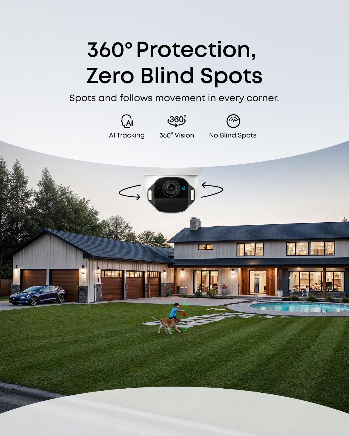 eufy SoloCam E42 4K Solar Security Camera 2-Cam Kit