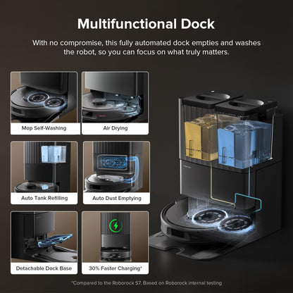 Roborock Qrevo Series Robot Vacuum & Mop, 10,000Pa Suction