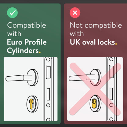 Nuki Smart Lock Ultra Euro Profile WiFi Matter Bluetooth