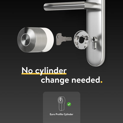 Nuki Smart Lock Pro Euro Profile WiFi Matter Bluetooth