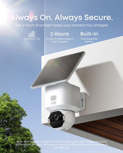 eufy SoloCam E42 4K Solar Security Camera 2-Cam Kit