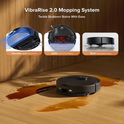 Roborock Q10 S5+ Robot Vacuum & Mop with Self-Empty, 10,000Pa