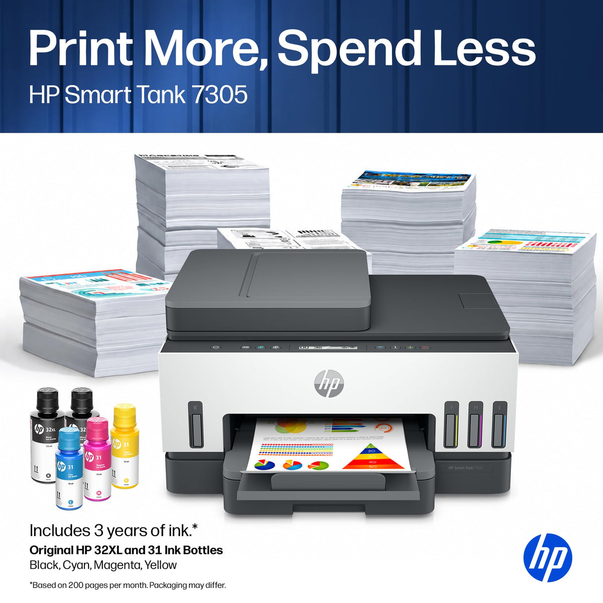 HP Smart Tank 7305 All-in-One Wireless Colour Printer