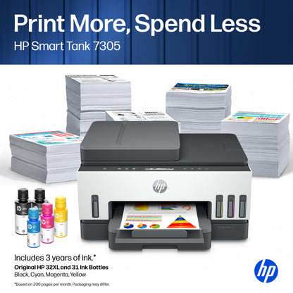 HP Smart Tank 7305 All-in-One Wireless Colour Printer