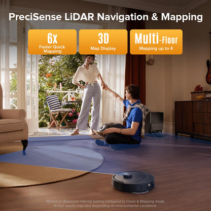 Roborock Qrevo Series Robot Vacuum & Mop, 10,000Pa Suction