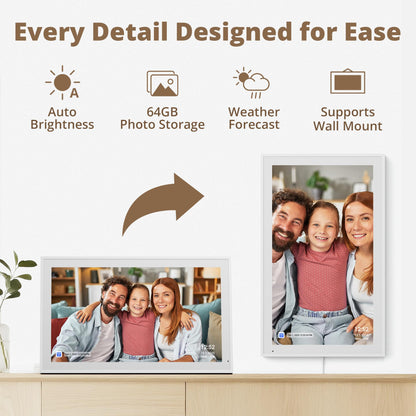 Dragon Touch 21.5" Smart Digital Family Calendar Touchscreen