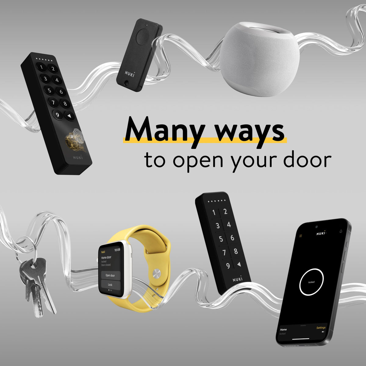 Nuki Smart Lock Ultra Euro Profile WiFi Matter Bluetooth