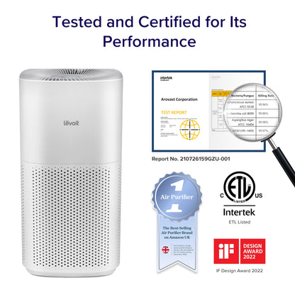 LEVOIT Smart Air Purifier Large Room HEPA Alexa 697m³/h