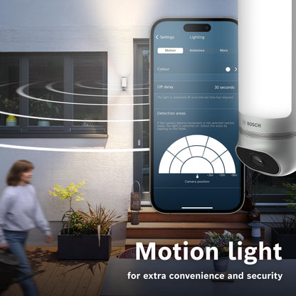 Bosch Smart Home Outdoor Camera II 1080p with Siren & Light