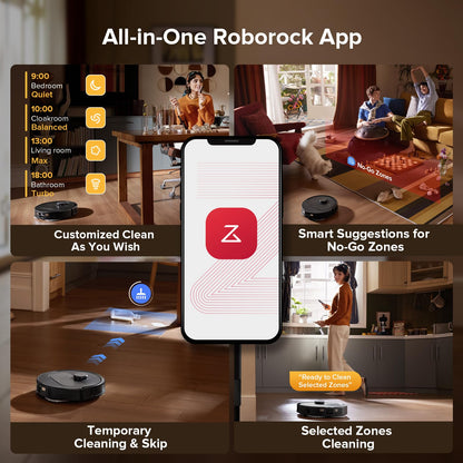 Roborock Qrevo Series Robot Vacuum & Mop, 10,000Pa Suction